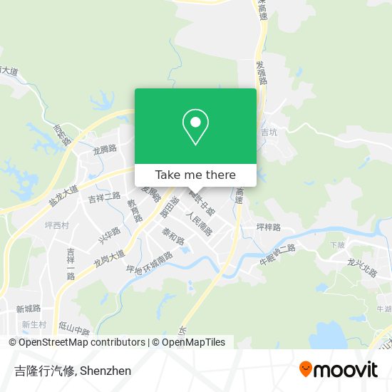 吉隆行汽修 map