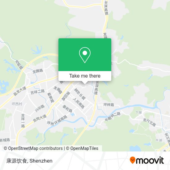 康源饮食 map