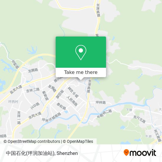 中国石化(坪润加油站) map