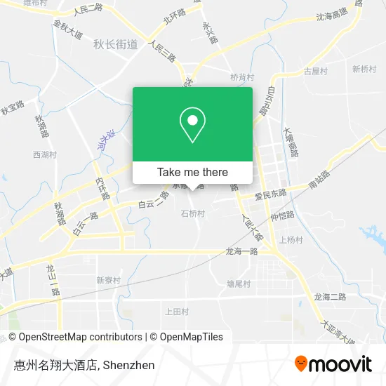 惠州名翔大酒店 map
