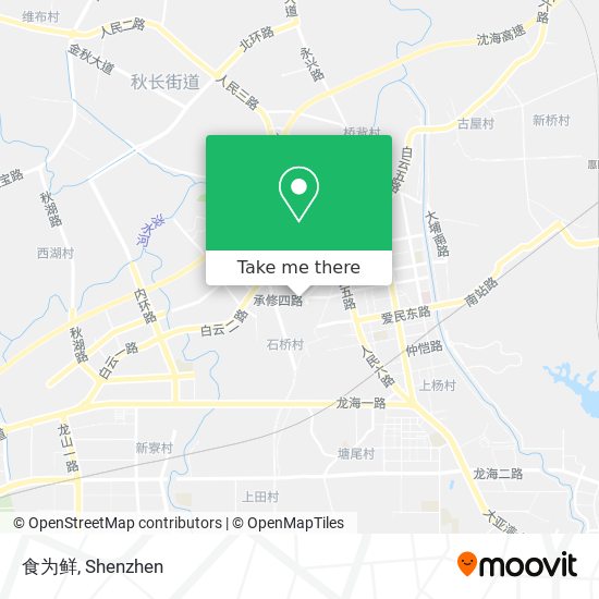 食为鲜 map