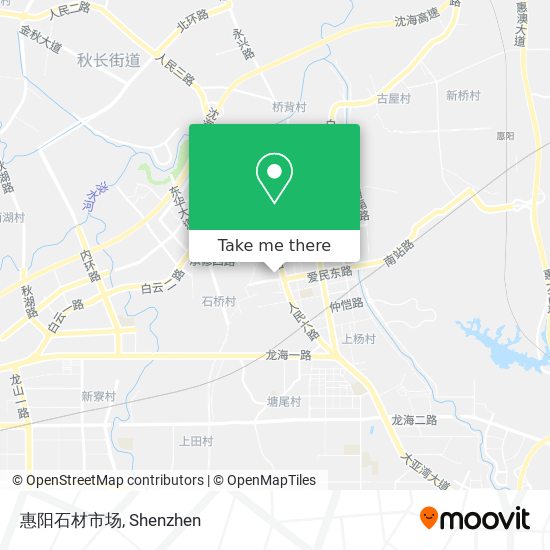 惠阳石材市场 map