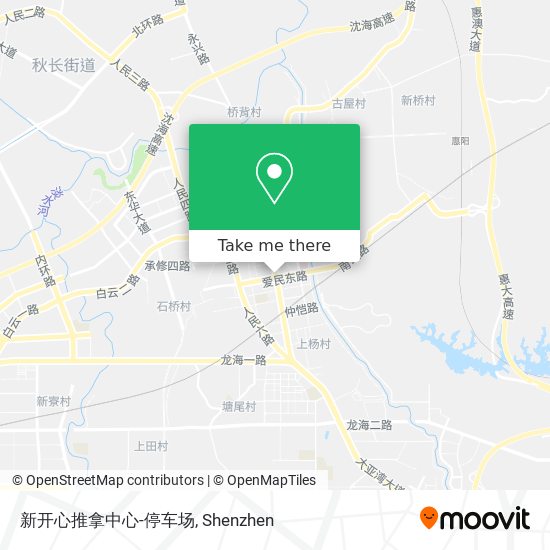 新开心推拿中心-停车场 map