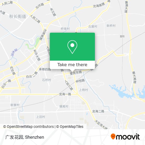 广发花园 map