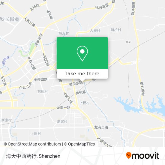 海天中西药行 map