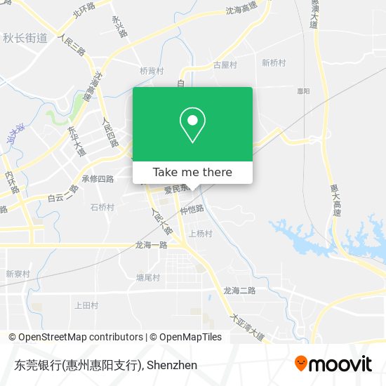 东莞银行(惠州惠阳支行) map