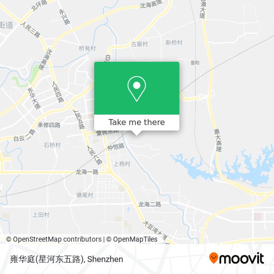 雍华庭(星河东五路) map