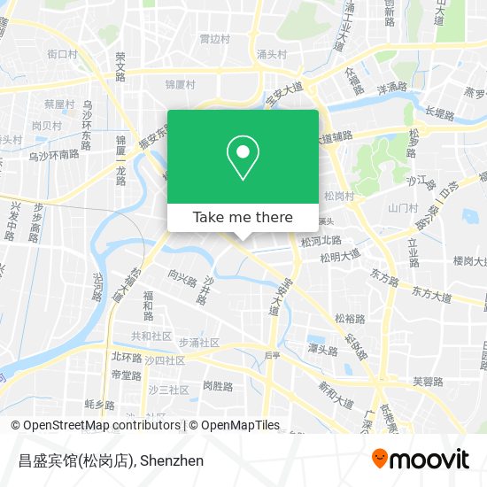 昌盛宾馆(松岗店) map