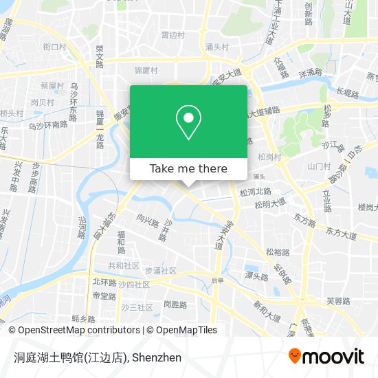 洞庭湖土鸭馆(江边店) map