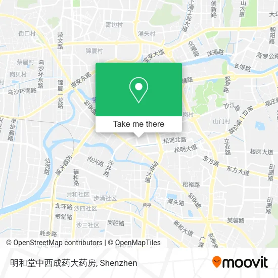 明和堂中西成药大药房 map