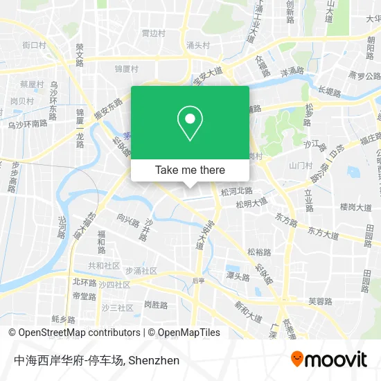 中海西岸华府-停车场 map