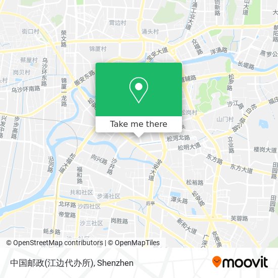 中国邮政(江边代办所) map