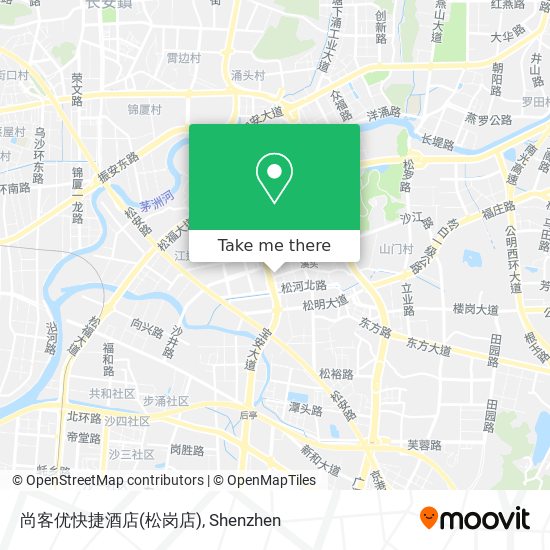 尚客优快捷酒店(松岗店) map