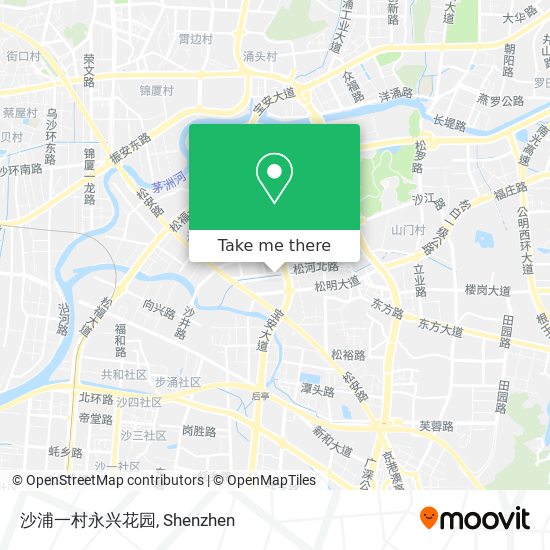 沙浦一村永兴花园 map