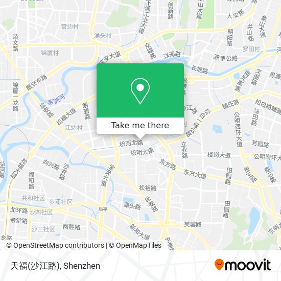 天福(沙江路) map
