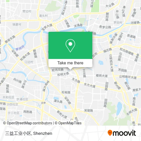 三益工业小区 map