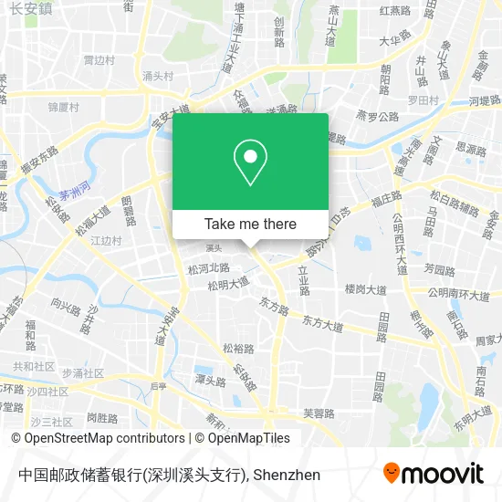中国邮政储蓄银行(深圳溪头支行) map