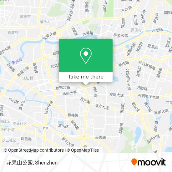 花果山公园 map