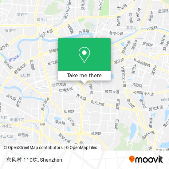 东风村-110栋 map