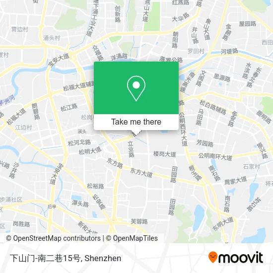 下山门-南二巷15号 map