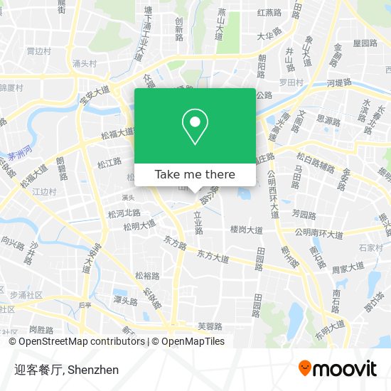 迎客餐厅 map