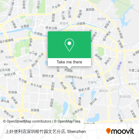 上好便利店深圳根竹园文艺分店 map