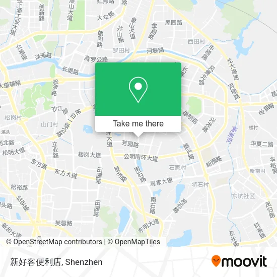 新好客便利店 map