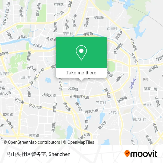 马山头社区警务室 map