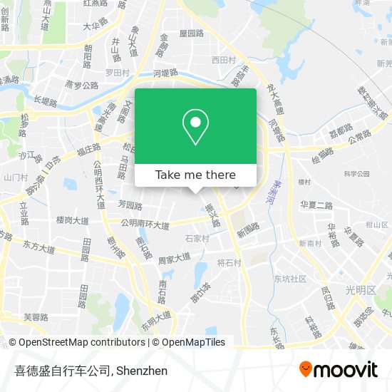 喜德盛自行车公司 map