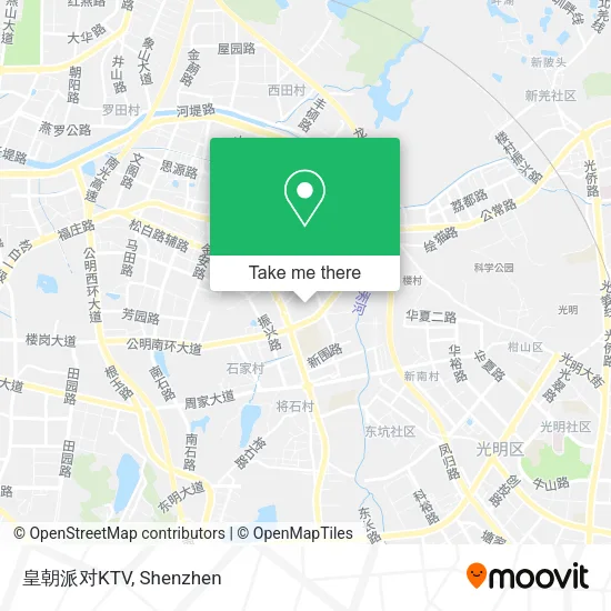 皇朝派对KTV map