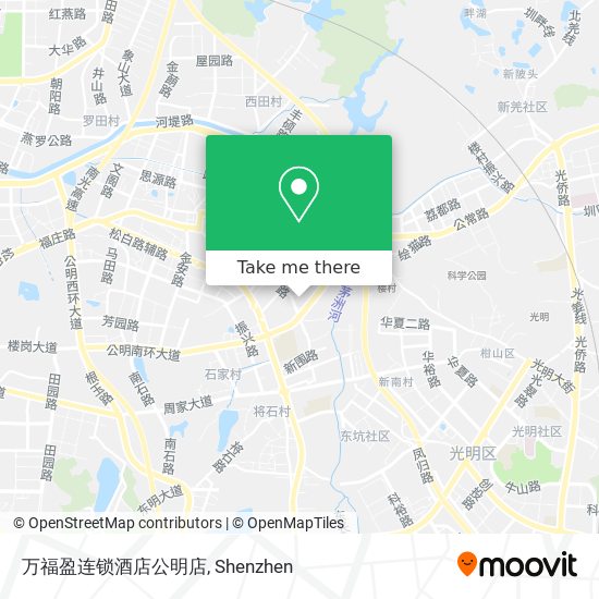 万福盈连锁酒店公明店 map
