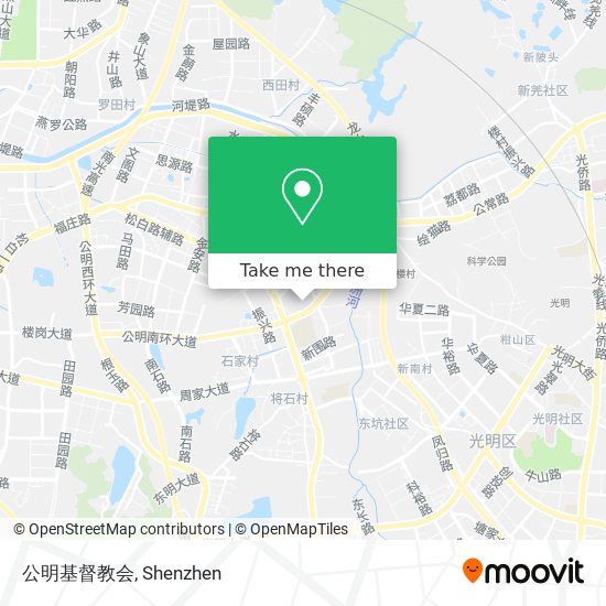 公明基督教会 map