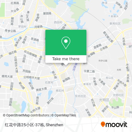 红花中路25小区-37栋 map