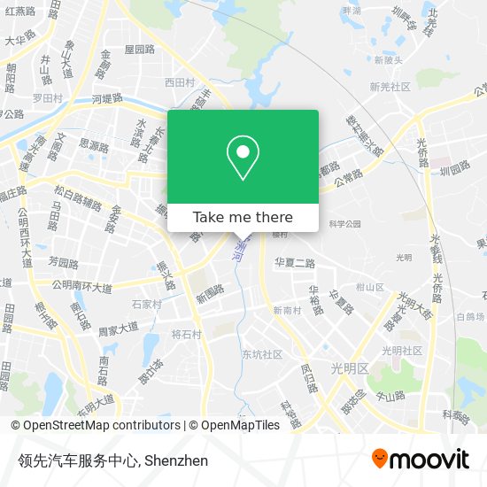 领先汽车服务中心 map