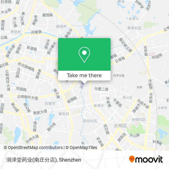 润泽堂药业(南庄分店) map