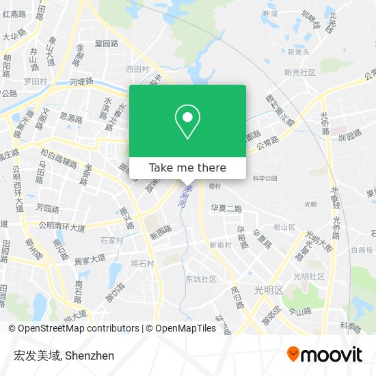 宏发美域 map