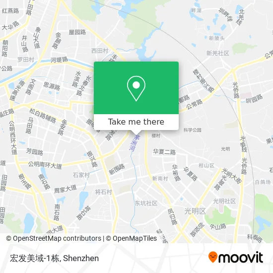 宏发美域-1栋 map