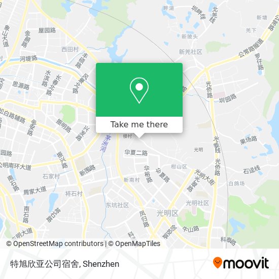 特旭欣亚公司宿舍 map