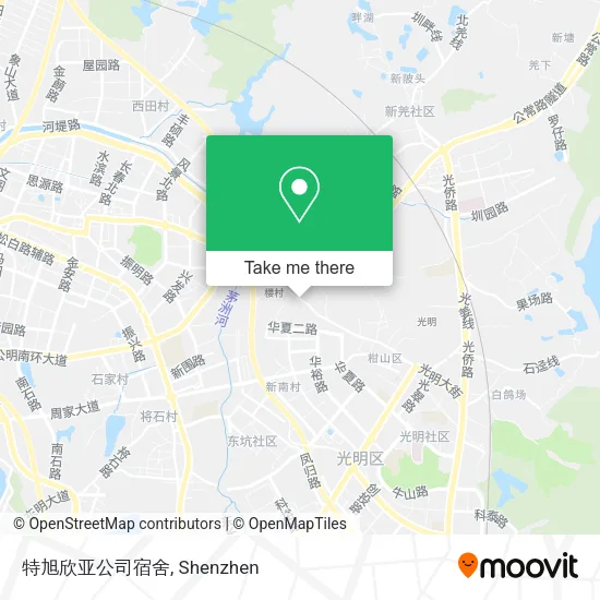 特旭欣亚公司宿舍 map