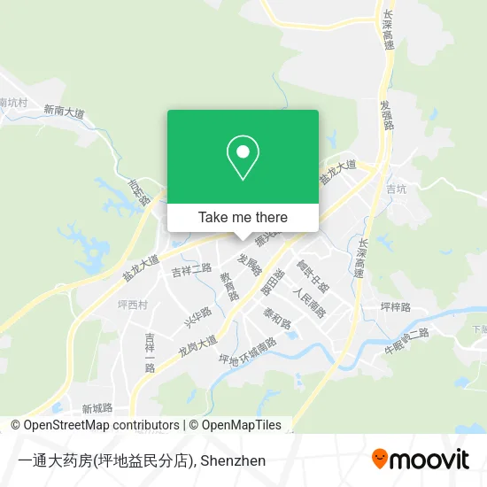 一通大药房(坪地益民分店) map