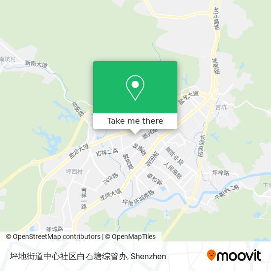 坪地街道中心社区白石塘综管办 map