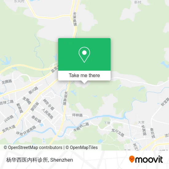 杨华西医内科诊所 map