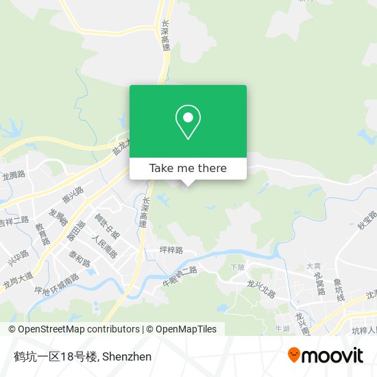 鹤坑一区18号楼 map
