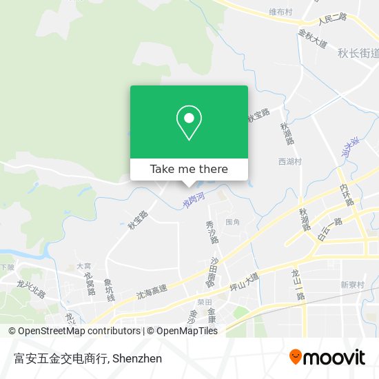 富安五金交电商行 map