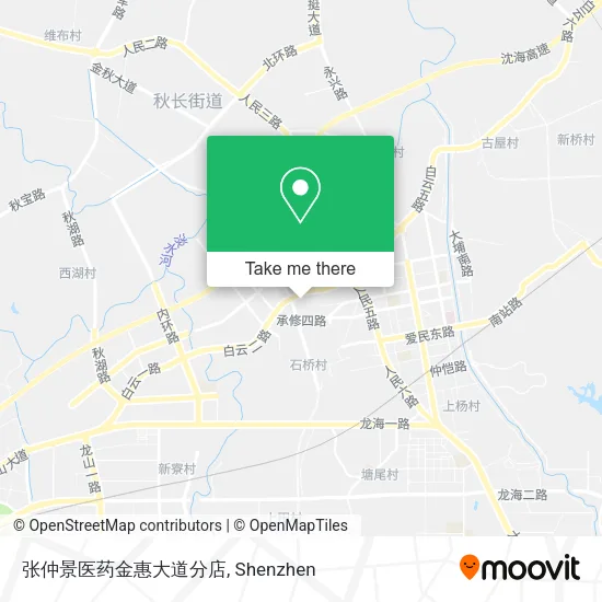 张仲景医药金惠大道分店 map