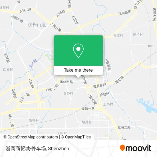 浙商商贸城-停车场 map