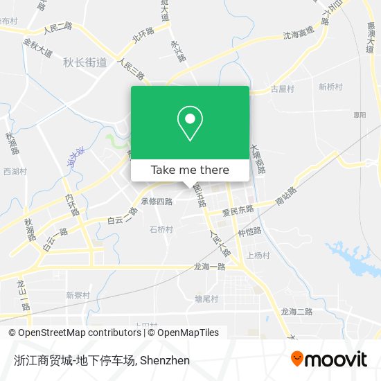 浙江商贸城-地下停车场 map