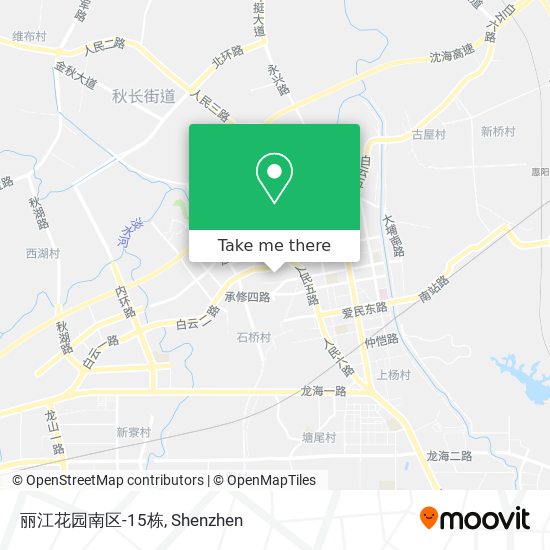 丽江花园南区-15栋 map