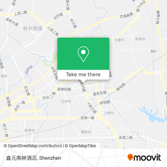 鑫元阁林酒店 map