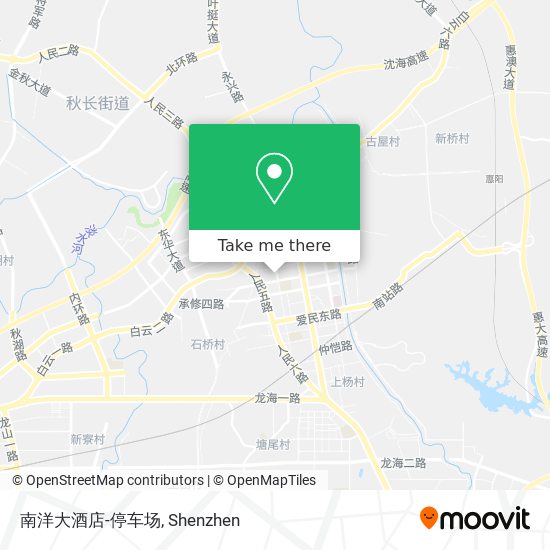 南洋大酒店-停车场 map